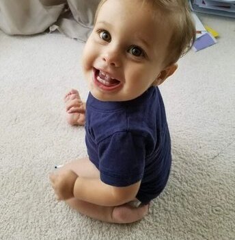 Having fun in mommy's office